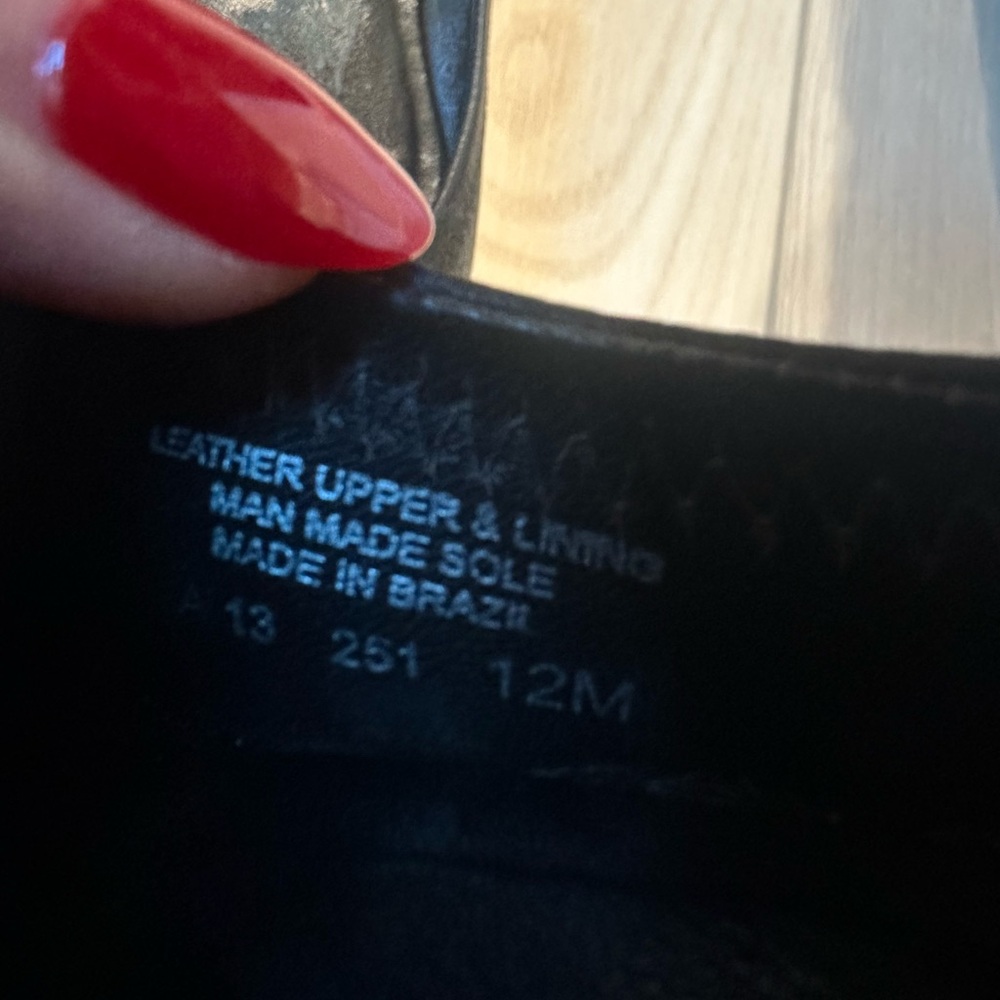 Tory Burch Black Reva Leather Ballet Flats, size 12 - Picture 8 of 11
